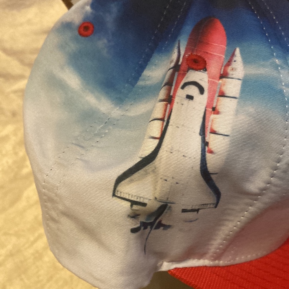 Mitchell & Ness Houston Rockets Shuttle Flag Snapback - Picture 2 of 5